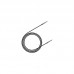 Кабель мультимедийный 3.5mm M/M 0.5m Yiven M30 black-silver Baseus (CAM30-AS1)