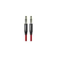 Кабель мультимедийный Jack 3.5mm Yiven M30 M/M 1m red-black Baseus (CAM30-B91)