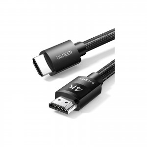 Кабель мультимедийный HDMI to HDMI 1.0m V2.0 Cafule 4K HD119 Ugreen (30999)