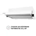 Вытяжка кухонная Perfelli TL 5212 WH 700 LED