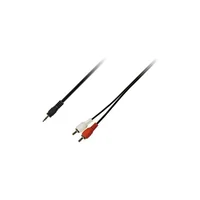 Кабель мультимедийный Jack 3.5mm M to 2xRCA M 3.0m Piko (1283126473906)