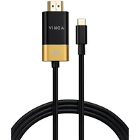 Кабель мультимедийный USB-C to HDMI 1.5m v2.1 8K60Hz Gold plated Vinga (VCPVCCH2115)