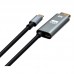 Кабель мультимедийный USB-C to DisplayPort 1.5m v1.2 4K60Hz PD 100W port Vinga (VCPVCCD1215PD)