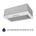 Вытяжка кухонная Minola HBI 5214 WH 700 LED