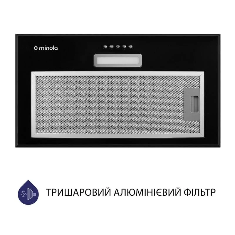 Вытяжка кухонная Minola HBI 5614 BL 1000 LED Вытяжка кухонная Minola HBI 5614 BL 1000 LED