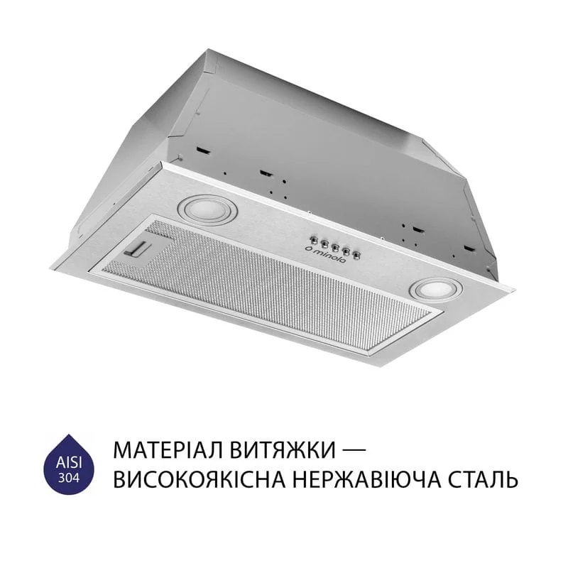 Вытяжка кухонная Minola HBI 5722 I 1200 LED Вытяжка кухонная Minola HBI 5722 I 1200 LED