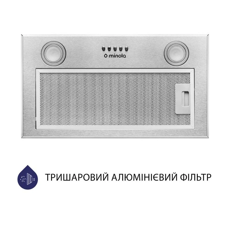 Вытяжка кухонная Minola HBI 5722 I 1200 LED Вытяжка кухонная Minola HBI 5722 I 1200 LED