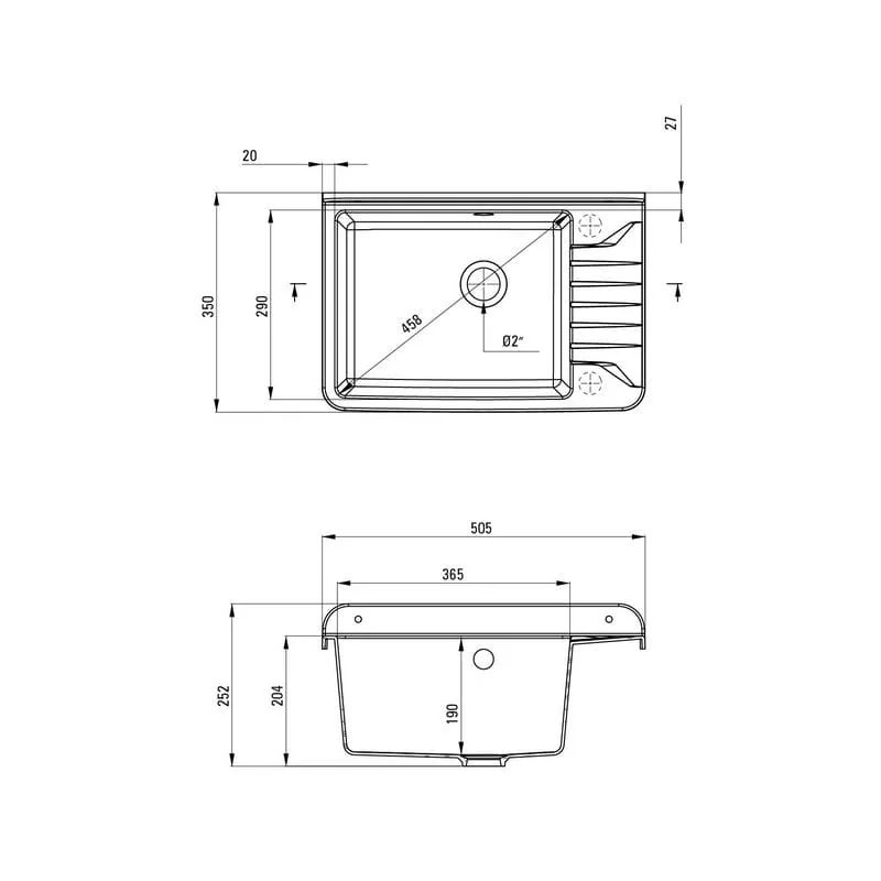 Мойка кухонная Deante Garden (ZYT 311A) Мойка кухонная Deante Garden (ZYT 311A)