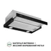 Вытяжка кухонная Perfelli TL 6622 BL 1000 LED