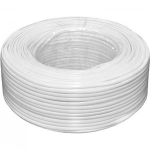 Кабель телевизионный Ritar RG6U 75 Ом 1,02мм.CCS, 48x0.12m CCA, white, 100м (RT-W100-RG6U-48W 1CCS)