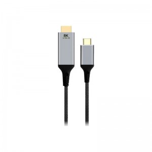 Кабель мультимедийный USB-C to HDMI 2.0m 8K 60Hz Cablexpert (A-CM-HDMIM8K-2M)