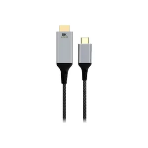 Кабель мультимедийный USB-C to HDMI 2.0m 8K 60Hz Cablexpert (A-CM-HDMIM8K-2M)