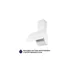 Вытяжка кухонная Minola HDN 6224 WH 700 LED