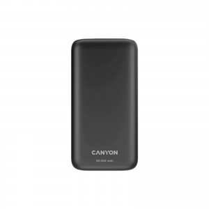 Батарея универсальная Canyon PB-301 30000mAh PD/20W, QC/3.0 (CNE-CPB301B)
