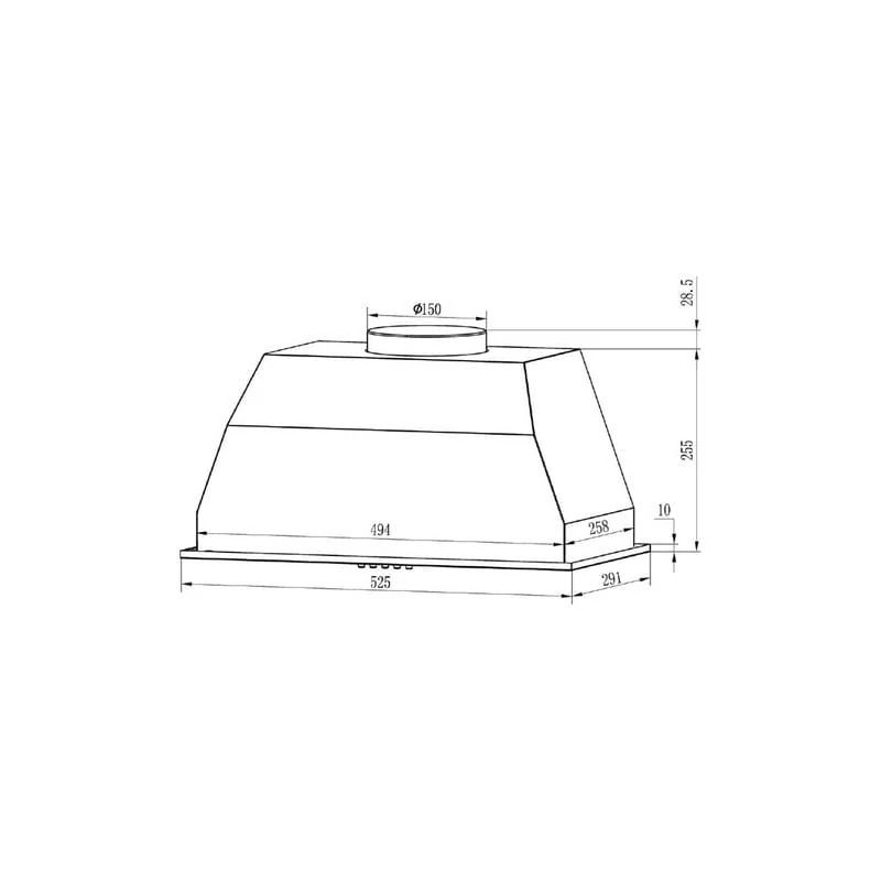 Вытяжка кухонная Grunhelm GVC 020 W Вытяжка кухонная Grunhelm GVC 020 W