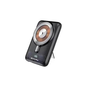 Батарея универсальная ColorWay 10 000 mAh 15W MagSafe (USB QC3.0 + USB-C PD 22.5W) (CW-PB100LPA3BK-WPDD)