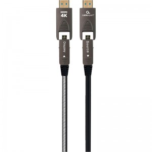 Кабель мультимедийный HDMI to HDMI A/D to A/D 10.0m V.2.0 4K 60Hz Optic (AOC) Cablexpert (CCAP-HDMIDD-AOC-10M)