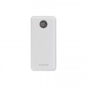 Батарея универсальная Canyon PB-2002 20000mAh, PD/20W, QC/3.0, White (CNE-CPB2002W)