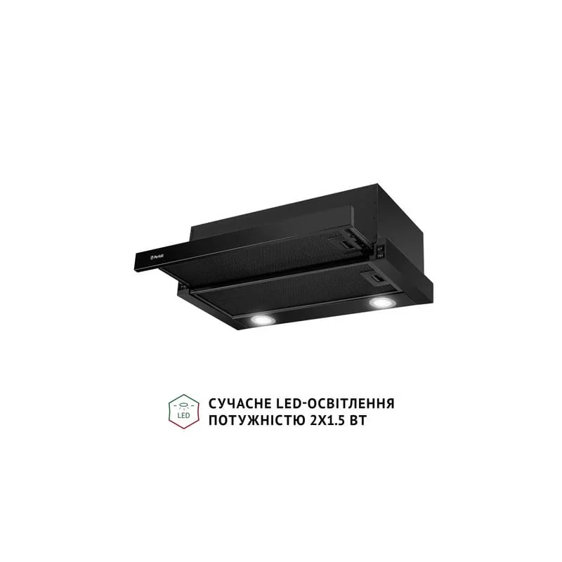 Вытяжка кухонная Perfelli TL 6622 Full BL 1000 LED Вытяжка кухонная Perfelli TL 6622 Full BL 1000 LED
