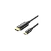 Кабель мультимедийный USB-C 3.1 to HDMI 1.8m 8K 60 Гц Zinc Alloy TPE Black Vention (CRCBAC)