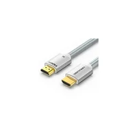 Кабель мультимедийный HDMI to HDMI 1.5m V2.1 8K 60Hz Silver Metal Type Vention (ALCIG)