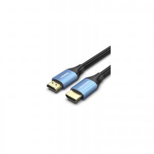 Кабель мультимедийный HDMI to HDMI 2.0m V2.0 4K 60Hz Aluminum Alloy Blue Vention (ALHSH)