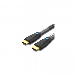 Кабель мультимедийный HDMI to HDMI 8.0m V2.0 Engineering 4K 60Hz 18Gbps HD 7.1 PVC Black Vention (AAMBK)
