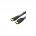 Кабель мультимедийный HDMI to HDMI 8.0m V2.0 Engineering 4K 60Hz 18Gbps HD 7.1 PVC Black Vention (AAMBK)