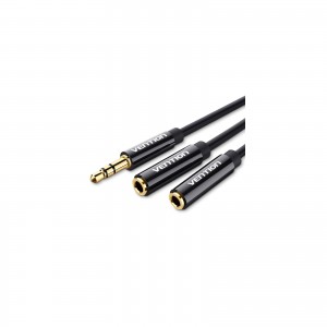 Кабель мультимедийный Jack 3.5mm M to 2X 3.5mm F Stereo Splitter Vention (BBSBY)