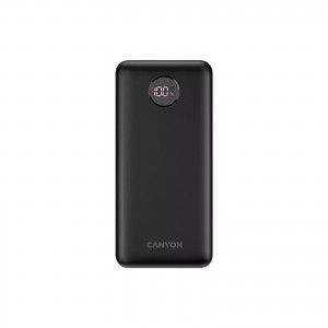 Батарея универсальная Canyon PB-2002 20000mAh, PD/20W, QC/3.0, Black (CNE-CPB2002B)