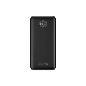 Батарея универсальная Canyon PB-2002 20000mAh, PD/20W, QC/3.0, Black (CNE-CPB2002B) Батарея универсальная Canyon PB-2002 20000mAh, PD/20W, QC/3.0, Black (CNE-CPB2002B)