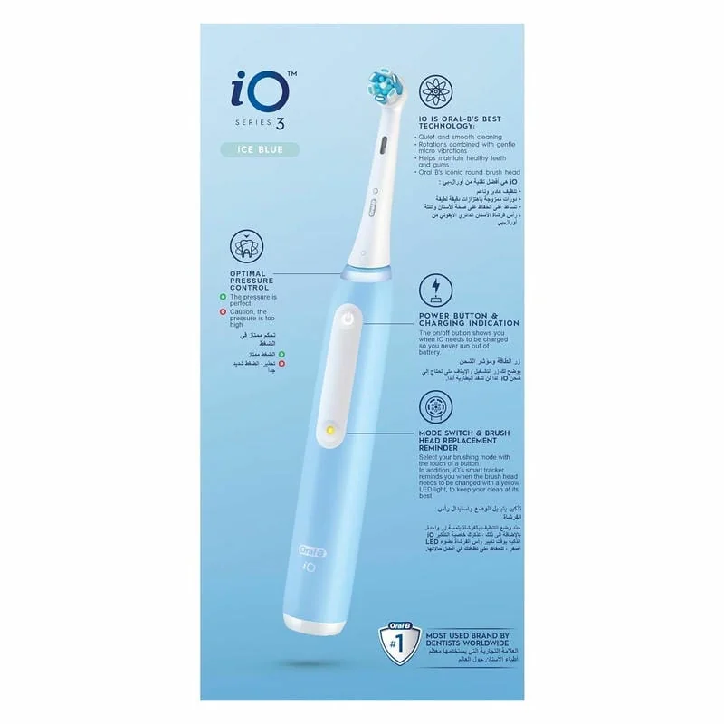 Электрическая зубная щетка Oral-B iOG3.1A6.0 Ice Blue Электрическая зубная щетка Oral-B iOG3.1A6.0 Ice Blue