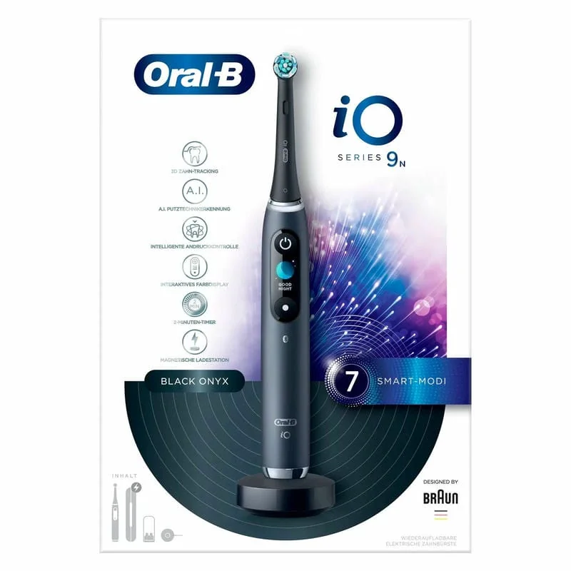 Электрическая зубная щетка Oral-B IOM9.1B2.2AD Black Onyx Электрическая зубная щетка Oral-B IOM9.1B2.2AD Black Onyx