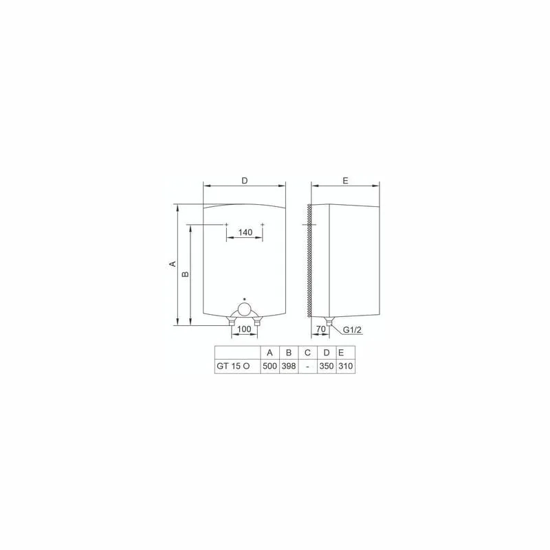 Бойлер TIKI Mini P 15V9 (GT15OMINI_TIKI) (700188) Бойлер TIKI Mini P 15V9 (GT15OMINI_TIKI) (700188)