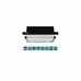 Вытяжка кухонная Ventolux GARDA 60 BK (1100) LED