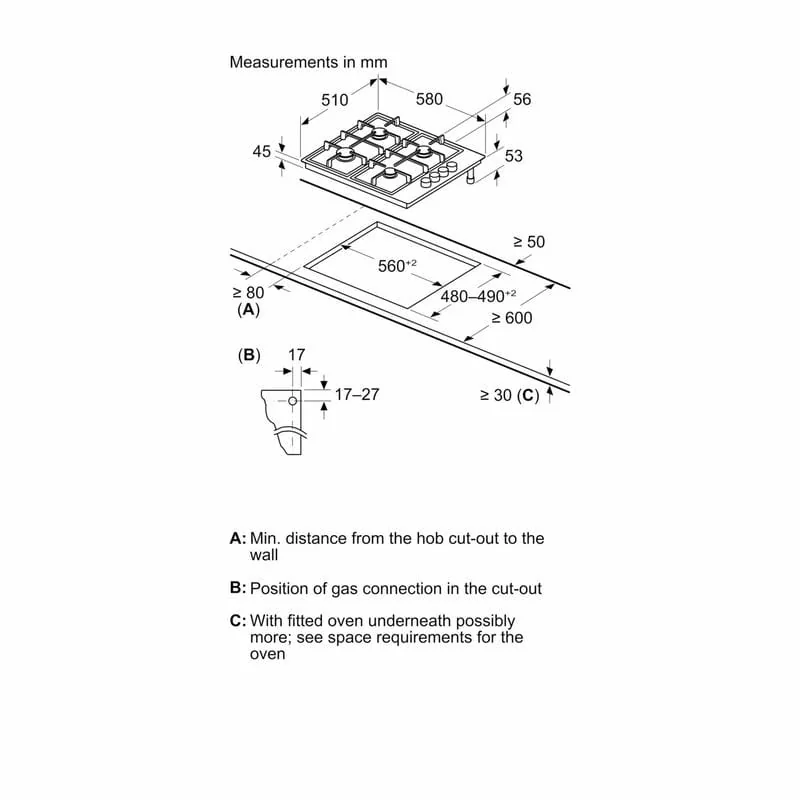Варочная поверхность Bosch PBH6C5K90R Варочная поверхность Bosch PBH6C5K90R