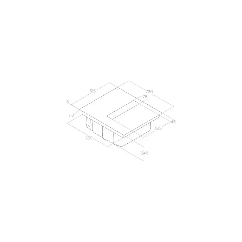 Варочная поверхность Elica NIKOLATESLA FIT BL/A/72 Варочная поверхность Elica NIKOLATESLA FIT BL/A/72