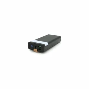 Батарея универсальная XO 20000mAh, PD/20W, QC/22.5W, flashlight, Micro-USB, Type-C, USB-A*2, black (XO-PR129 / 29303)