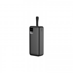 Батарея универсальная ColorWay 30 000 mAh PD/18W, QC3.0/22.5, Digital Display, Black (CW-PB300LPC5BK-PDD)