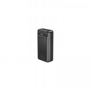 Батарея универсальная XO 30000mAh, PD/65W for laptop, QC/22.5W, black (PR201_Black)