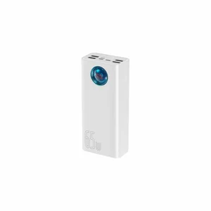 Батарея универсальная Baseus Amblight Digital Quick 30000mAh 65W, White (PPLG000102) Батарея универсальная Baseus Amblight Digital Quick 30000mAh 65W, White (PPLG000102)