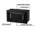 Вытяжка кухонная GRANADO Palamos 1614-1200 black glass (GCH476411)