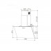 Вытяжка кухонная Interline TEFFI SLIM BL A/60/GL/PB