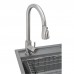 Мойка кухонная GRANADO Basic Estella grafito (+ змішувач Campo LUX inox + дозатор Redondo inox + кошик (ksg0109)
