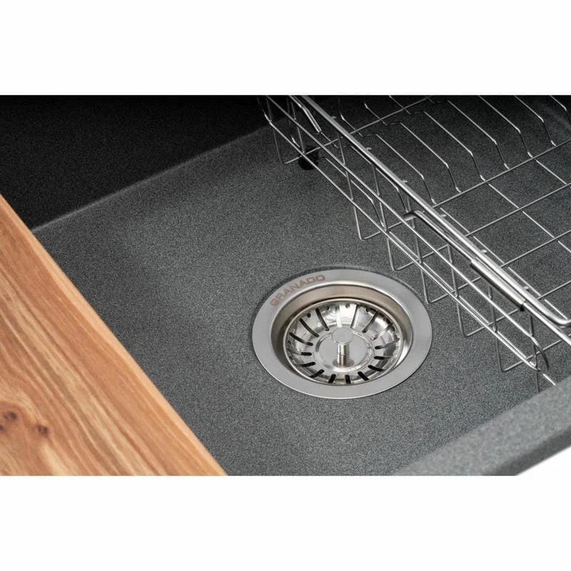 Мойка кухонная GRANADO Basic Estella grafito (+ змішувач Campo LUX inox + дозатор Redondo inox + кошик (ksg0109) Мойка кухонная GRANADO Basic Estella grafito (+ змішувач Campo LUX inox + дозатор Redondo inox + кошик (ksg0109)