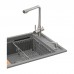 Мойка кухонная GRANADO Optimal Artes grafito (+ змішувач Badalona LUX inox + дозатор Redondo inox + коши (ksg1209)