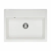 Мойка кухонная GRANADO ARTES white з сифоном (gr3605)