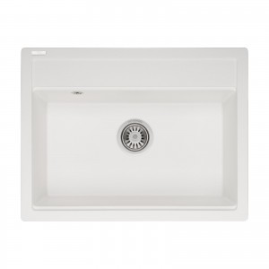 Мойка кухонная GRANADO ARTES white з сифоном (gr3605)