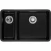 Мойка кухонная GRANADO Under top DOUBLE black shine (gr3401)
