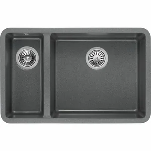 Мойка кухонная GRANADO Under top DOUBLE grafito (gr3409)